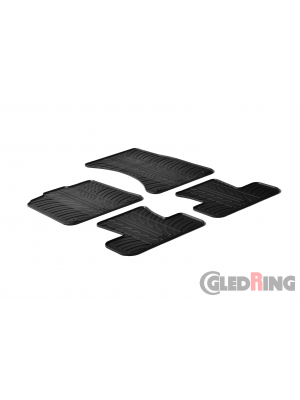 Original Gledring Passform Fußmatten Gummimatten 4 Tlg.+Fixing - Audi Q5 2008->12.2016